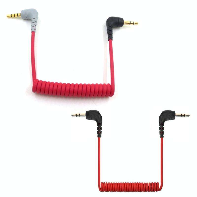 For BOYA / RODE SC2 TRS to TRS Wireless Lavalier Microphone Cable