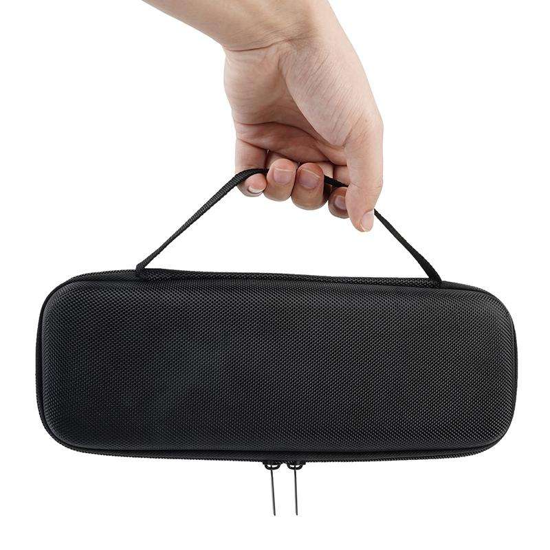 For Anker Soundcore Motion+ Portable Storage Box Case Shockproof Carrying Bag(Black + Grey)