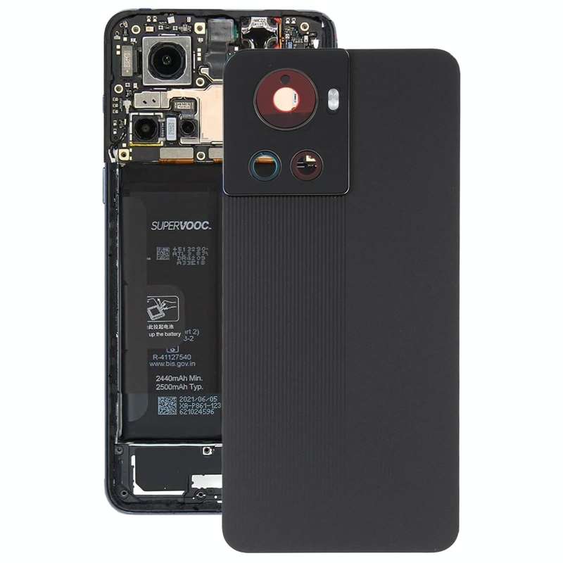For OnePlus Ace PGKM10 Battery Back Cover (Black)