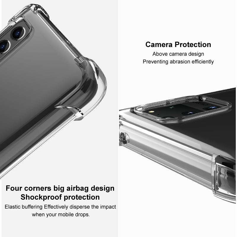 For Nokia XR20 IMAK All-inclusive Shockproof Airbag TPU Case with Screen Protector(Transparent Bl...