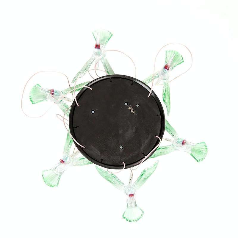 Creative Electronics Solar LED Hummingbird Wind Chime Light Seven Colors