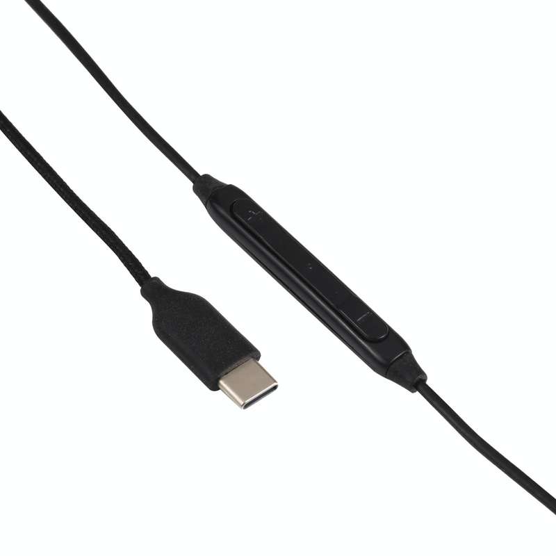 USB-C / Type-C Interface In-ear Woven Wire-controlled Earphone for Samsung Phones, Cable Length: ...