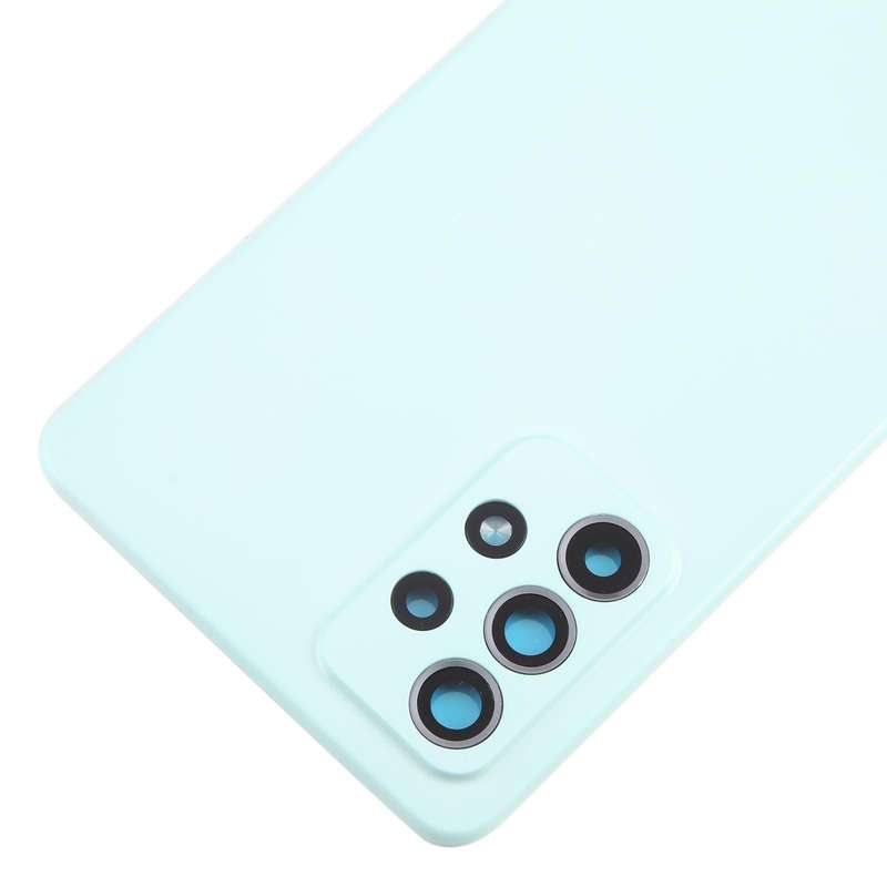 For Samsung Galaxy A52 5G / A52 4G Battery Back Cover with Camera Lens Cover(Green)