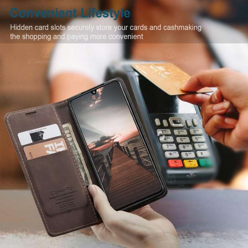 For Samsung Galaxy A31 CaseMe-013 Multifunctional Retro Frosted Horizontal Flip Leather Case with...