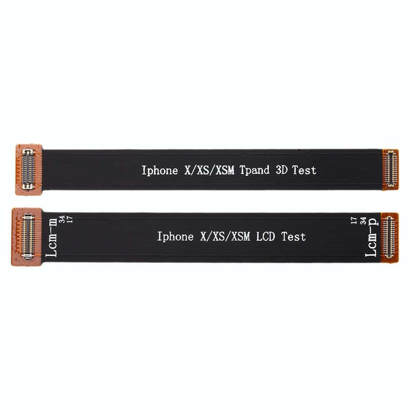 1 Pair LCD Display Screen Extension Testing Flex Cable for iPhone XS / XS Max