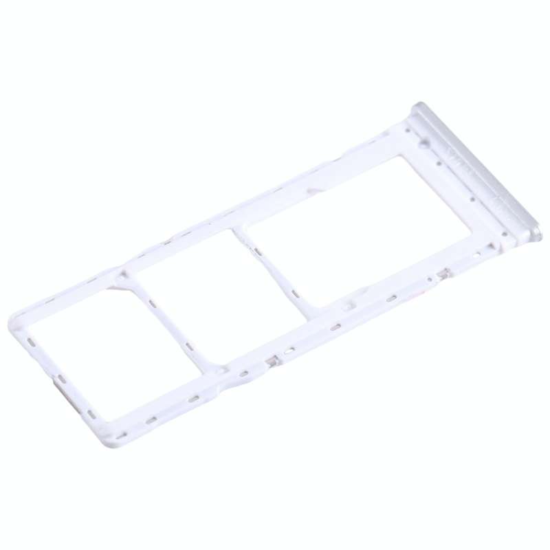 For Infinix Note 11 X663 SIM Card Tray + SIM Card Tray + Micro SD Card Tray (White)