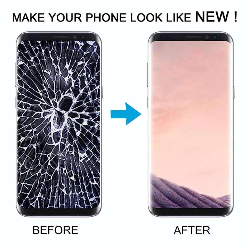 TFT LCD Screen for Samsung Galaxy S8+ SM-G955 Digitizer Full Assembly with Frame(Black)