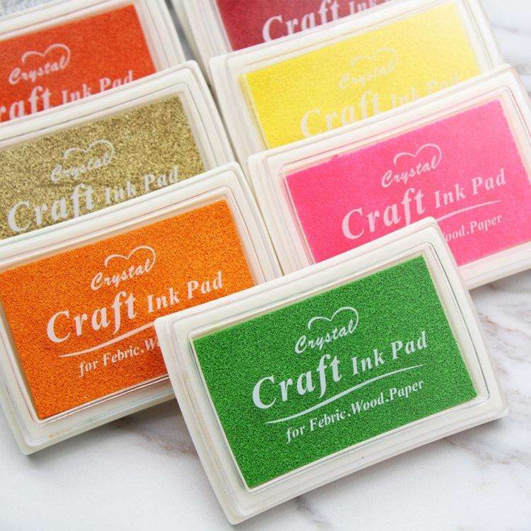 Hot Chic Child Craft Oil Based DIY InkPad Rubber Stamps 15 Colors