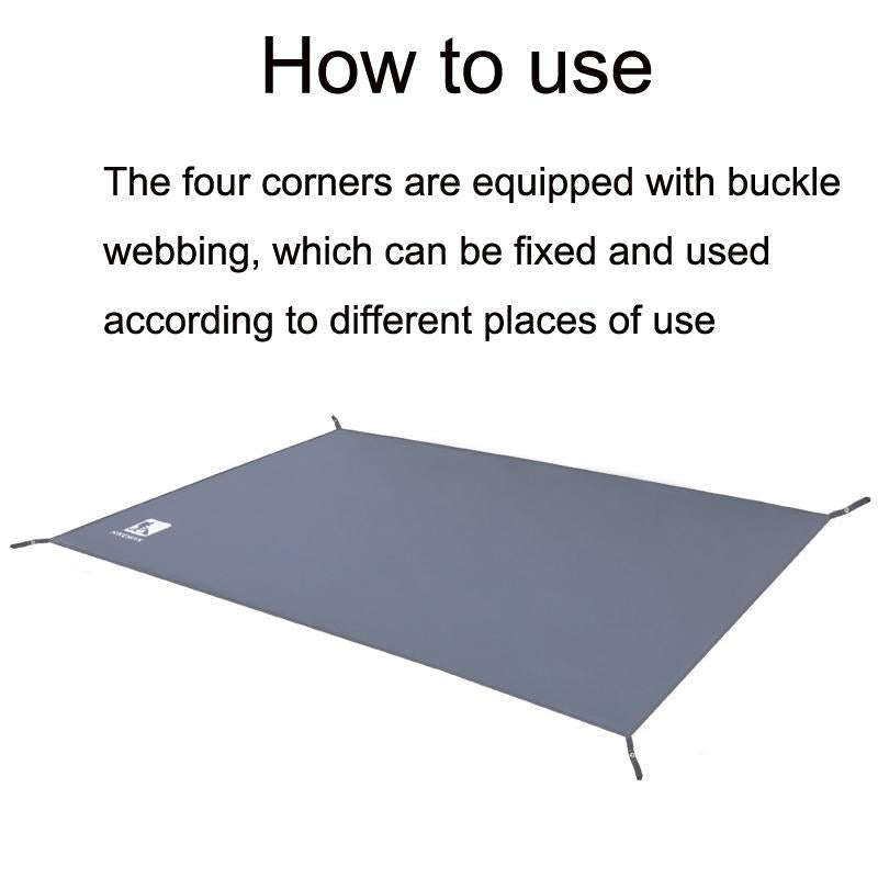Outdoor Tent Mats Thickened Oxford Cloth Waterproof Picnic Mat, Size: 240x210cm(Green)