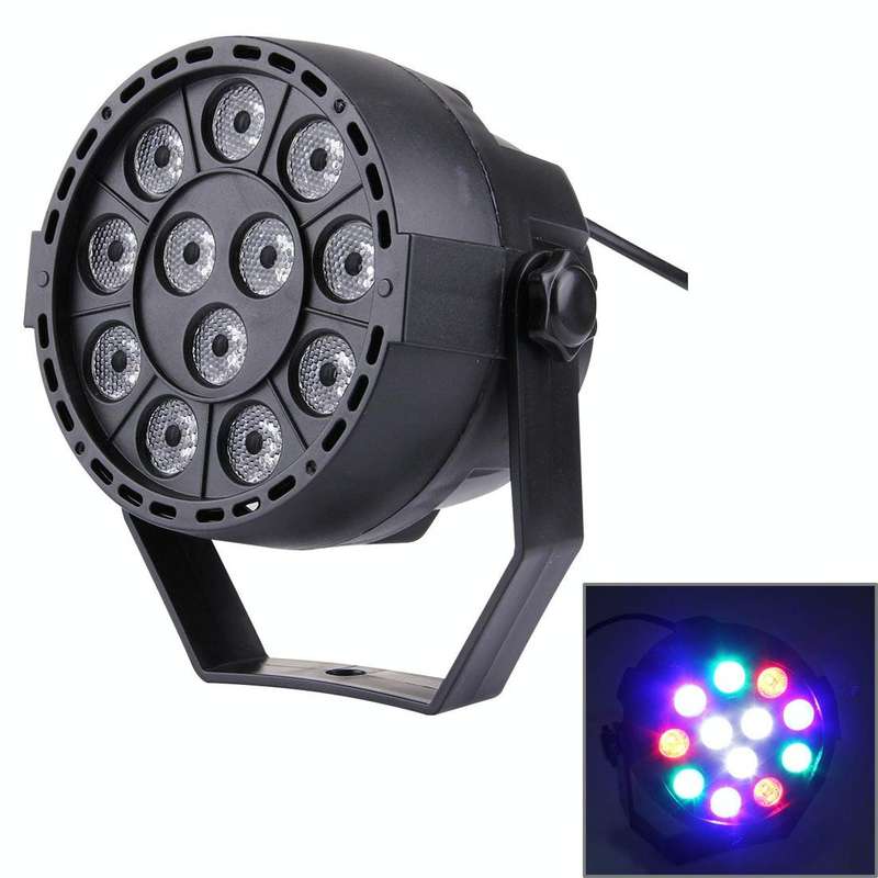 KD-12W 12 LED PAR Light Stage Light, with LED Display, Master / Slave / DMX512 / Auto Run Modes, ...