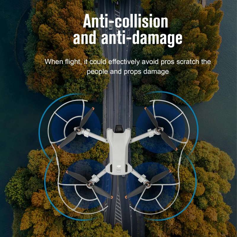 For DJI Mini 3 STARTRC Drone Propeller Protective Guard Anti-collision Ring (Grey)