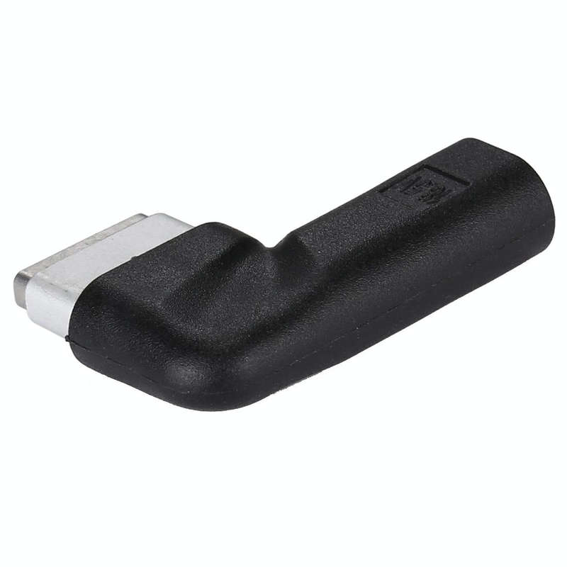 USB-C / Type-C Female to 5 Pin MagSafe 2 (T-Shaped) Male Charge Adapter(Black)
