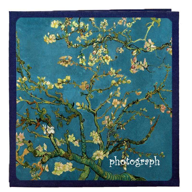Retro Art DIY Handmade Photo Album Self-Adhesive Film Album, Colour:16 inch Apricot Blossom(40 Wh...