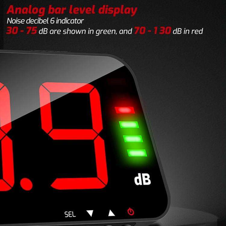 TASI TA653B Large-Screen Noise Meter Wall-Mounted Decibel Meter