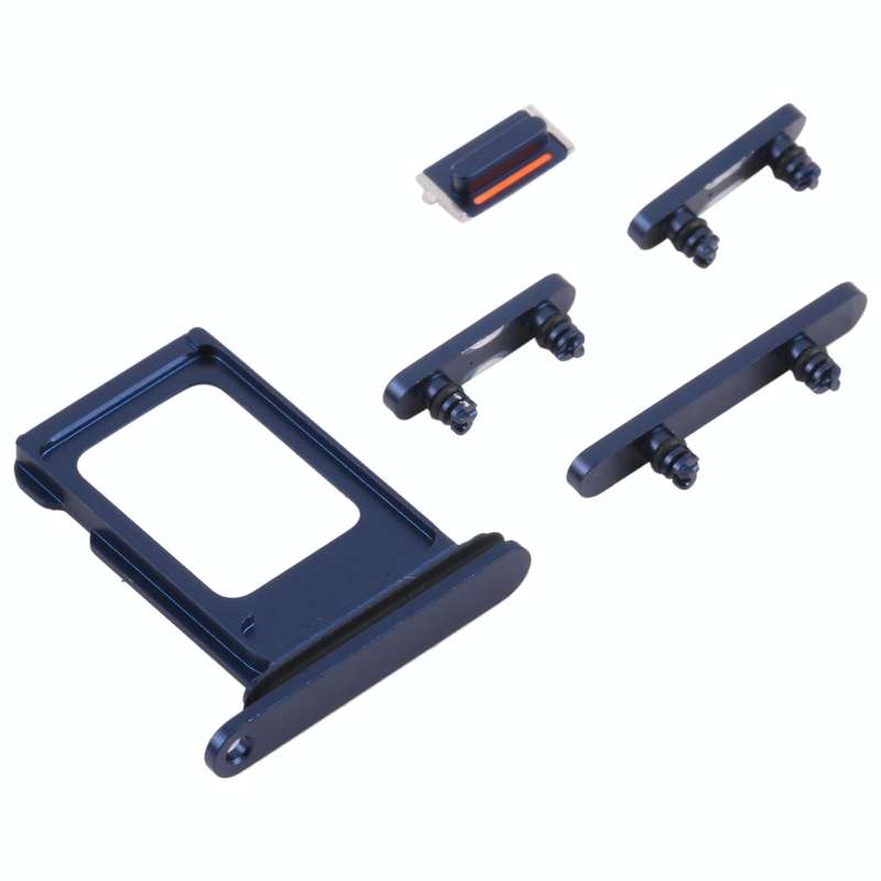 SIM Card Tray + SIM Card Tray + Side Keys for iPhone 13(Blue)