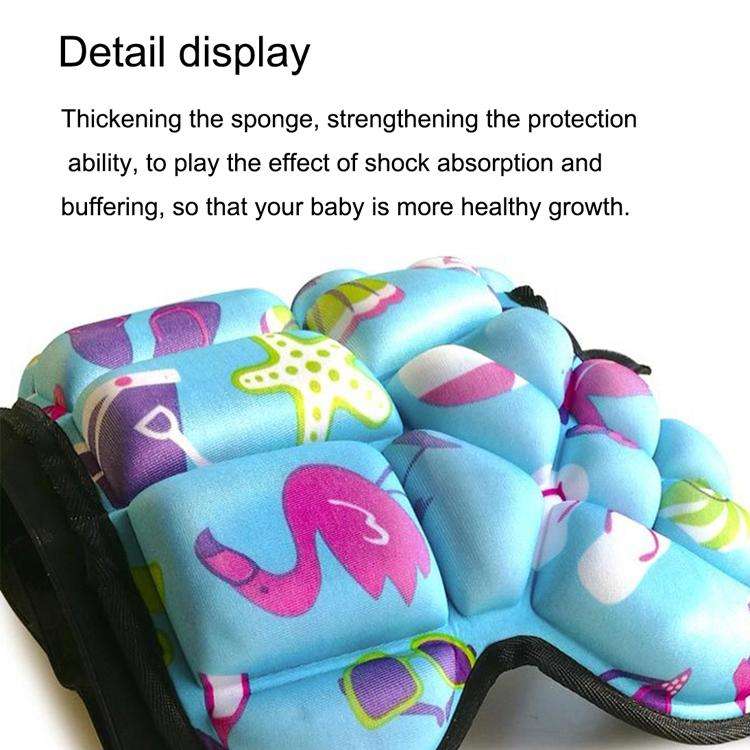 Children Outdoor Sports Roller Skating Protective Gear Hip Butt Padded Shorts Pants(Pink)