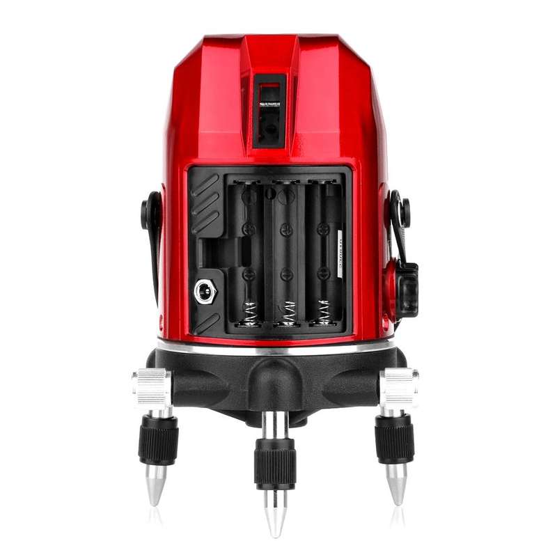 A5 Laser Level 2~5 Line Red Beam Line 360 Degree Rotary Level Self-leveling Horizontal&Vertical A...