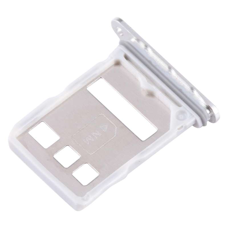 For Huawei P60 Pro SIM + NM Card Tray (Silver)