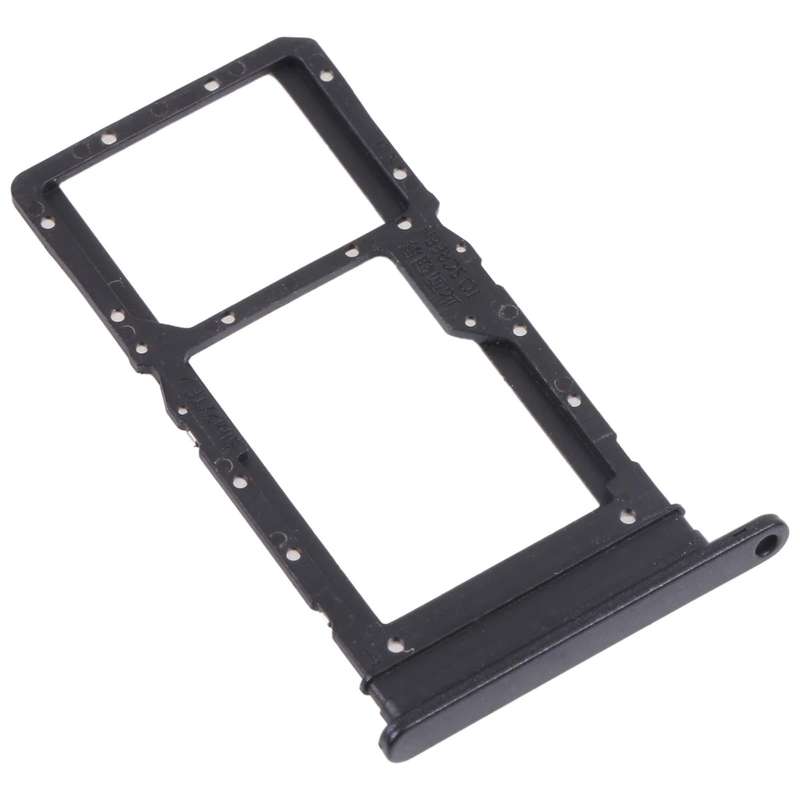 SIM Card Tray + SIM Card Tray / Micro SD Card Tray for Honor Play 30 Plus(Black)