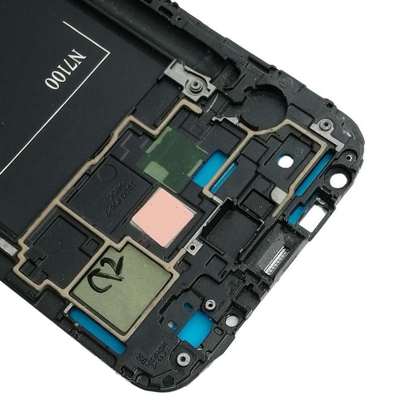 For Galaxy Note II / N7100 High Qualiay Full Housing  Chassis (LCD Frame Bezel + Back Cover) (White)