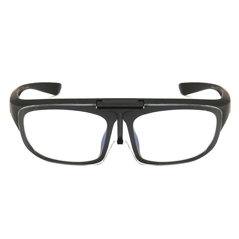 Double Lens Magnifier Presbyopic Glasses Goggles 1.6 times + 250 Degrees with Turn-up Dual-purpos...