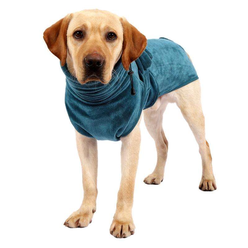 Pet Dog Bathrobe Bath Towel Strong Absorbent Bath Quick-drying Clothes, Size: XL