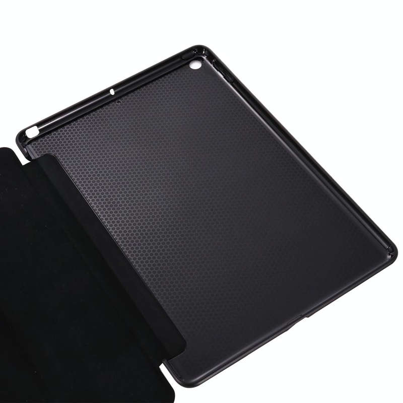 For iPad 10.2 2021 / 2020 / 2019 GEBEI Shockproof Horizontal Flip Leather Case with Three-folding...