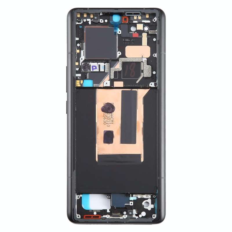 For Xiaomi 13 Ultra Original Front Housing LCD Frame Bezel Plate (Black)