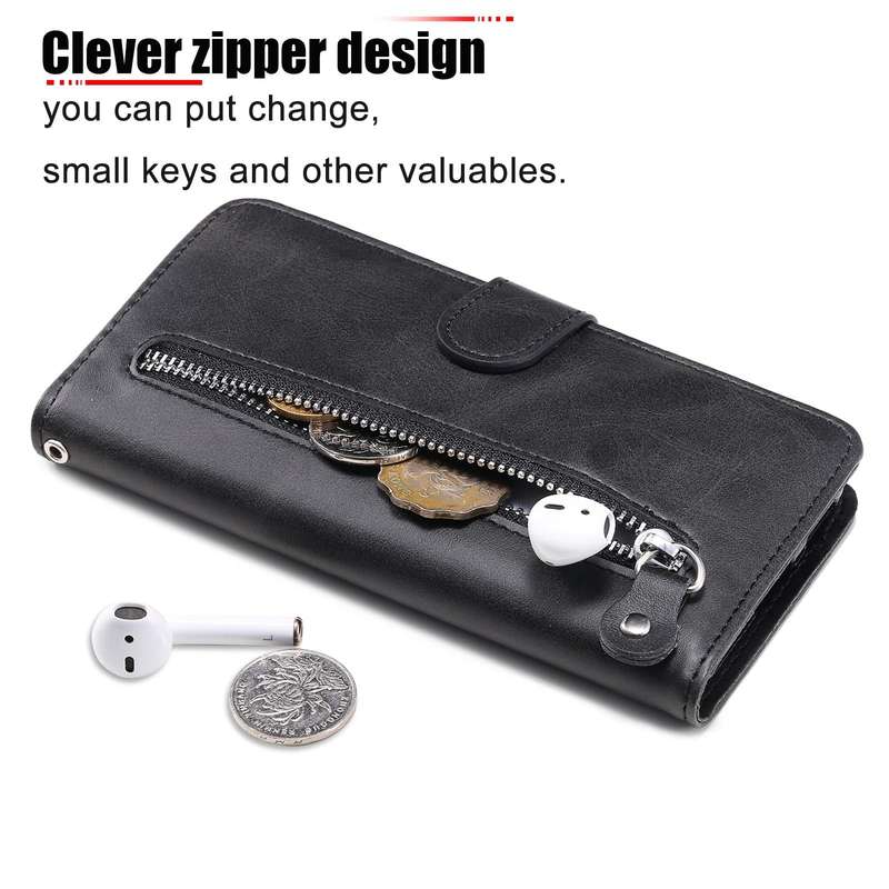 For Google Pixel 5 XL / Pixel 4a 5G Fashion Calf Texture Zipper Horizontal Flip Leather Case with...