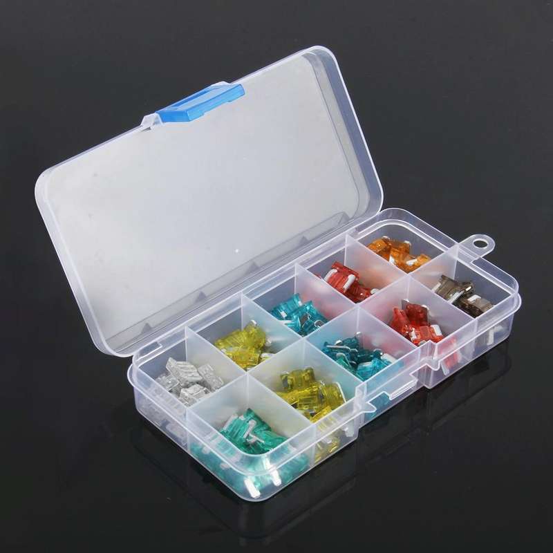 100 PCS 5Amp 7.5Amp 10Amp 15Amp 20Amp 25Amp 30Amp Mini Add-a-circuit Fuse Tap Adapter Blade Fuse ...