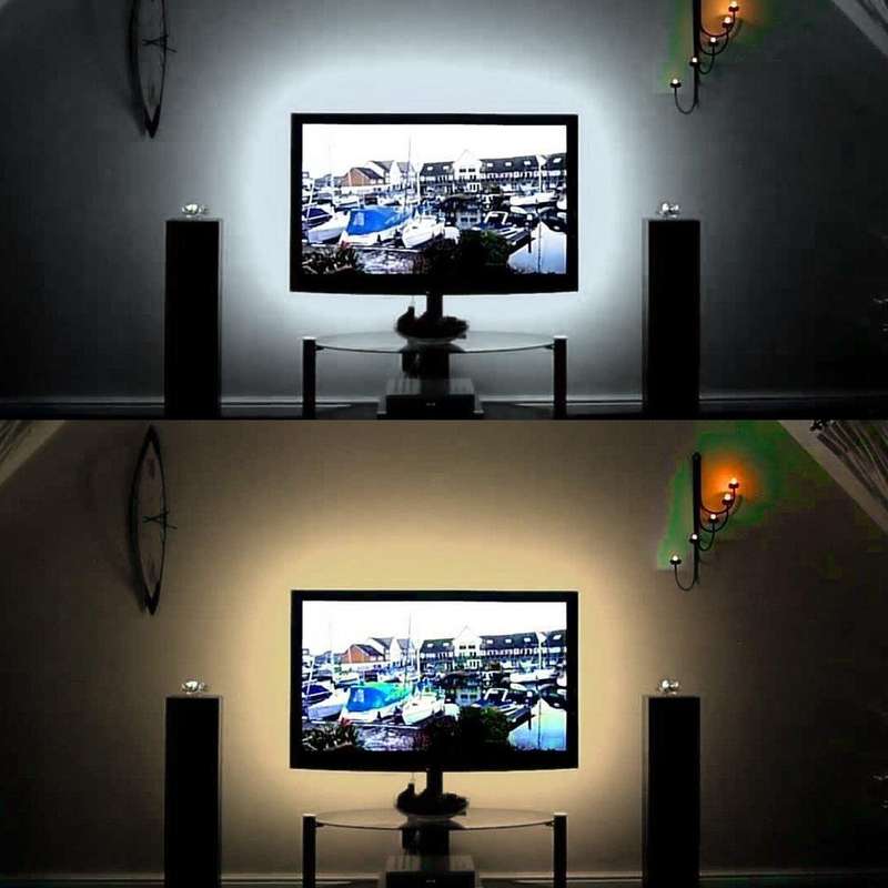 USB Power SMD 3528 Epoxy LED Strip Light Christmas Desk Decor Lamp for TV Background Lighting, Le...