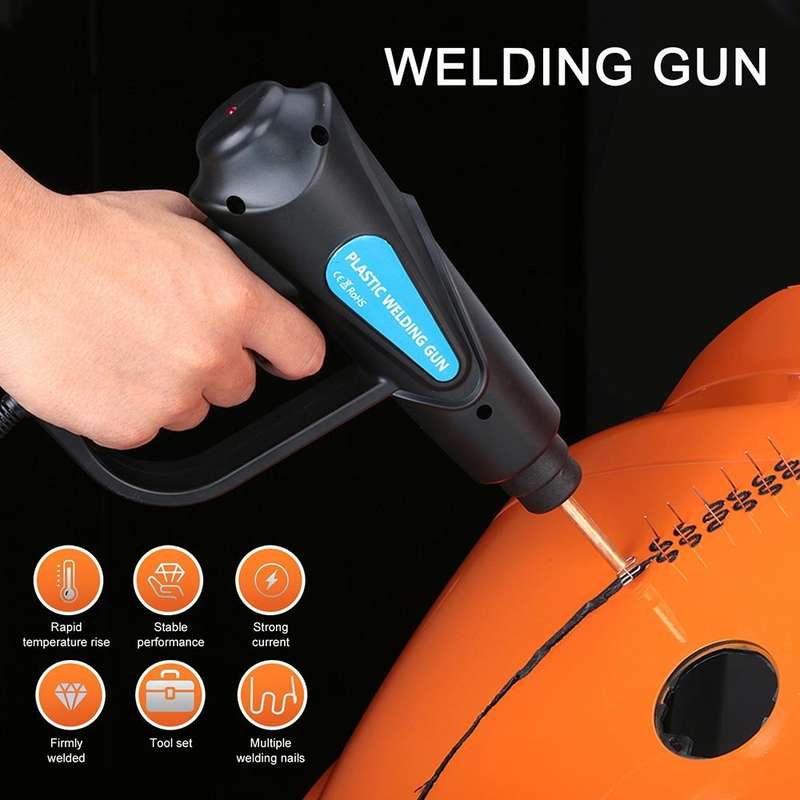 70W Hot Stapler Plastic Welding Machine Car Bumper Repair Kit Plier, US Plug
