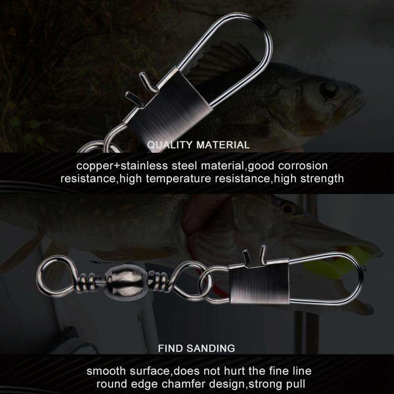 HENGJIA SS007 50pcs/bag B-pin Connector 8 Shape Swivel Loop Accessories, Specification: 6+3B (41mm)