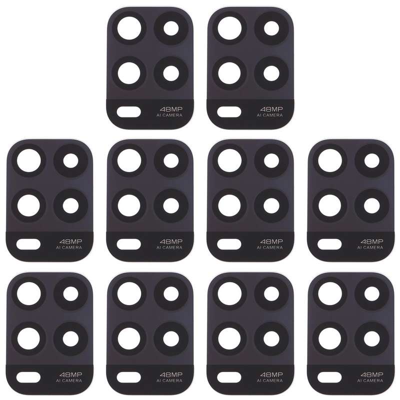 10 PCS Back Camera Lens for Xiaomi Mi 10 Lite 5G