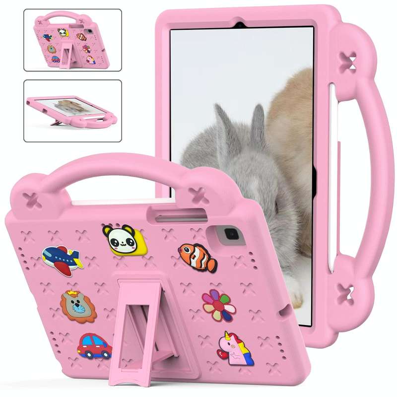 For Samsung Galaxy Tab A7 10.4 2020 T500/T505 Handle Kickstand Children EVA Shockproof Tablet Cas...