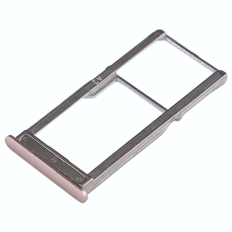 For Meizu 15 SIM Card Tray + SIM Card Tray / Micro SD Card Tray (Gold)
