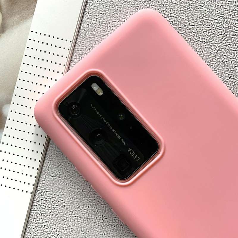 For Huawei P40 Pro Shockproof Frosted TPU Protective Case(Black)