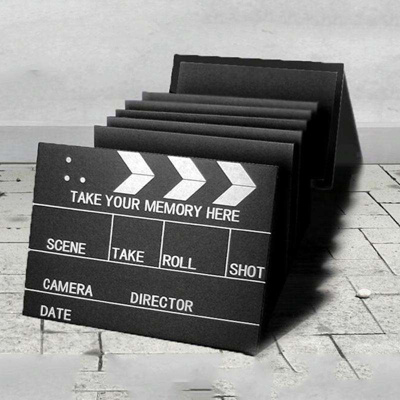 Movie Board Paste Accordion Folding Creative DIY Manual Album Book(Cow Card)