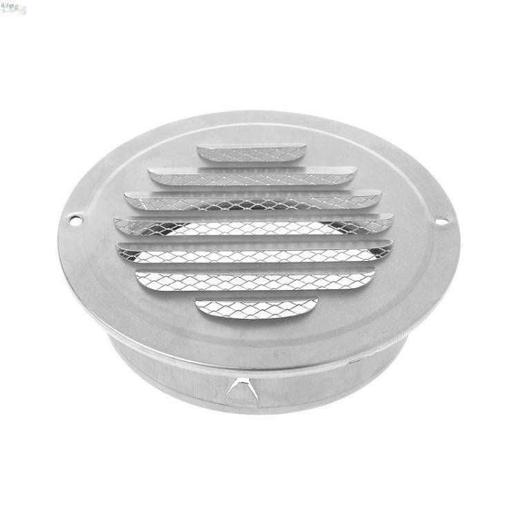 80mm External Wall Stainless Steel Flat Head Rain and Insect Proof Bird Hood