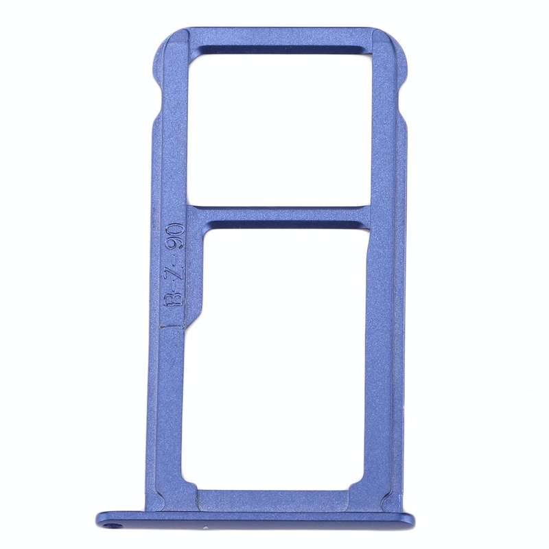 For Huawei P10 SIM Card Tray & SIM / Micro SD Card Tray(Blue)