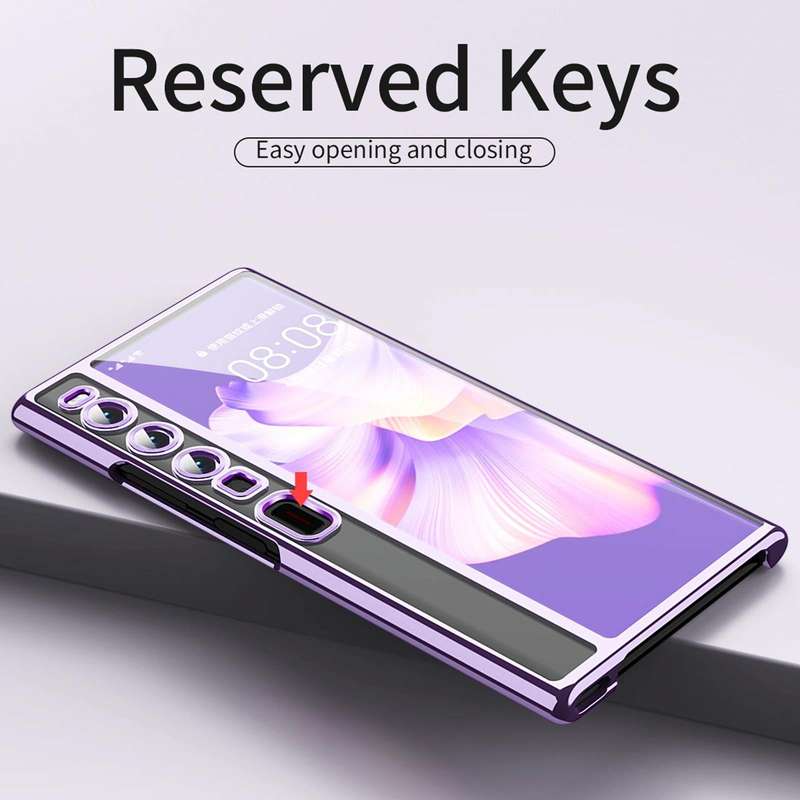 For Huawei Mate Xs 2 TPU Electroplating Full Coverage Protective Phone Case(Black)
