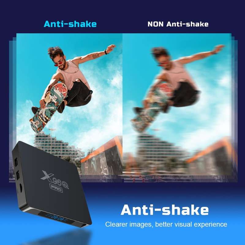 X96Q PRO 4K Smart TV BOX Android 10.0 Media Player, Allwinner H313 Quad Core ARM Cortex A53, RAM:...