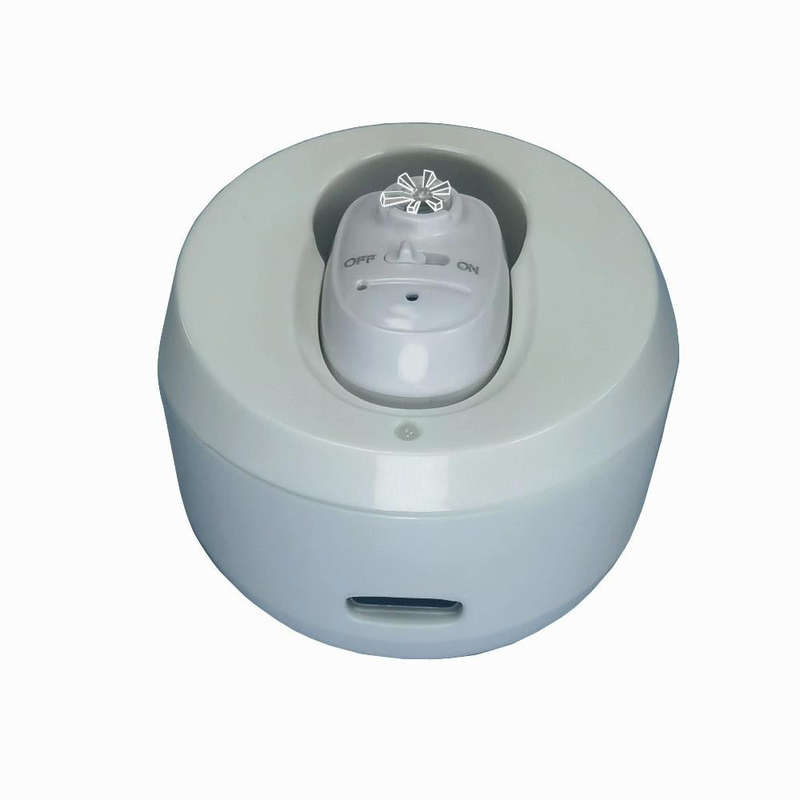 CIC Hearing Aids Rechargeable Invisible Wireless Hearing Aid Sound Amplifier(White)