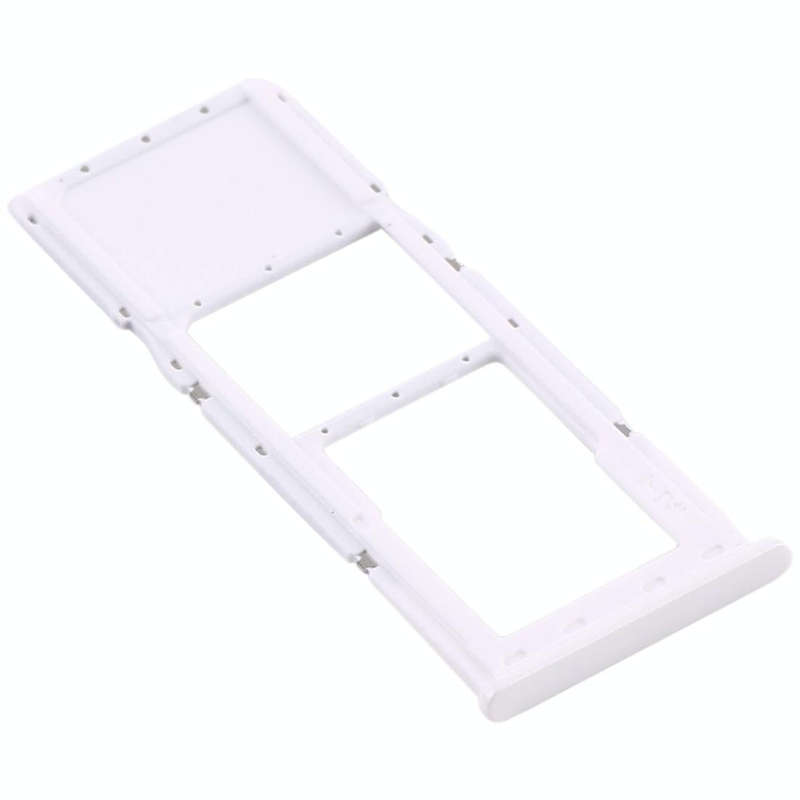 For Samsung Galaxy A21s SIM Card Tray + Micro SD Card Tray (White)