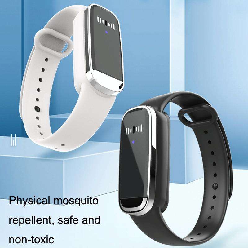 M70 Ultrasonic Mosquito Repellent Bracelet Outdoor Mosquito Repellent(Black)