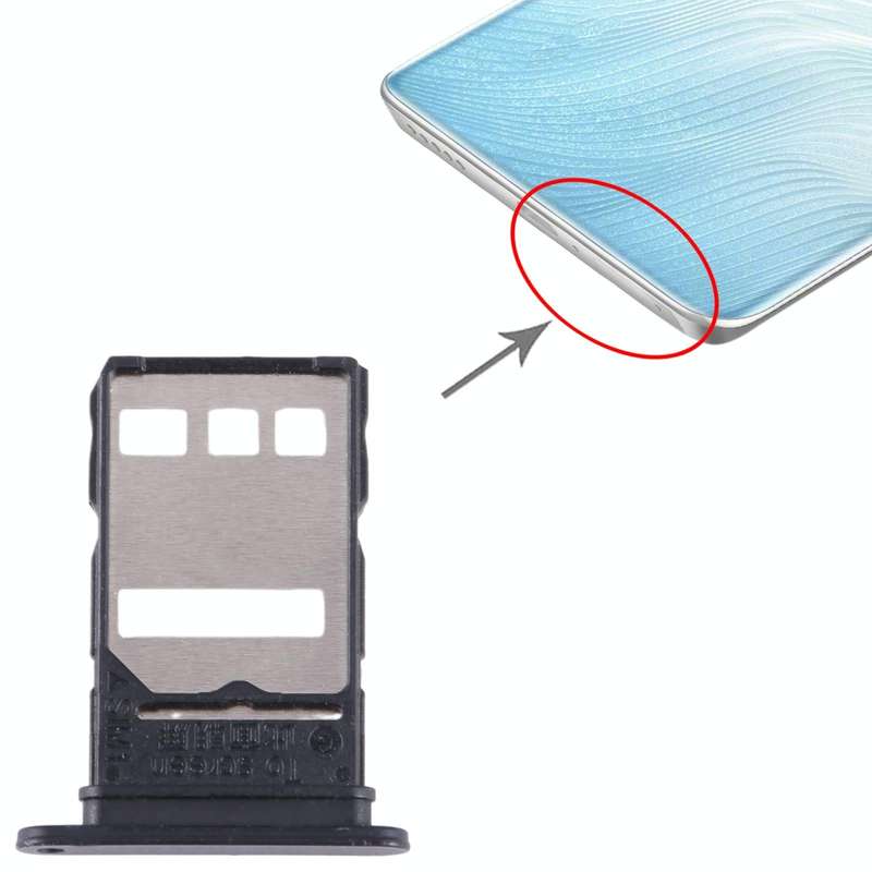 For Honor 80 SE SIM Card Tray (Black)
