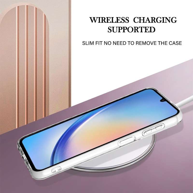 For Samsung Galaxy A24 Electroplating Marble Dual-side IMD Phone Case(Purple 001)