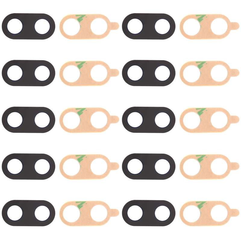 10 PCS Back Camera Lens for Motorola One Hyper(Blue)