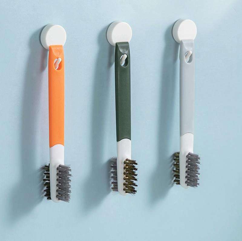 3 PCS Multifunctional Gas Stove Cleaning Brush And Rust Removing Wire Brush(Random Color Delivery)