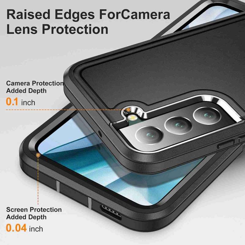 For Samsung Galaxy S22 5G Life Waterproof Rugged Phone Case(Black)
